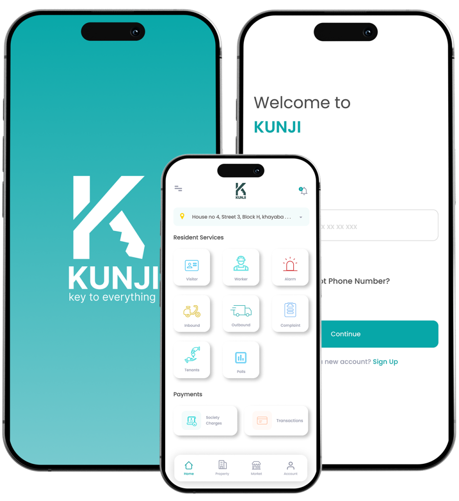 Kunji society management mobile app